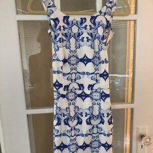 Toby Heart Ginger Worn Once Blue/White Dress